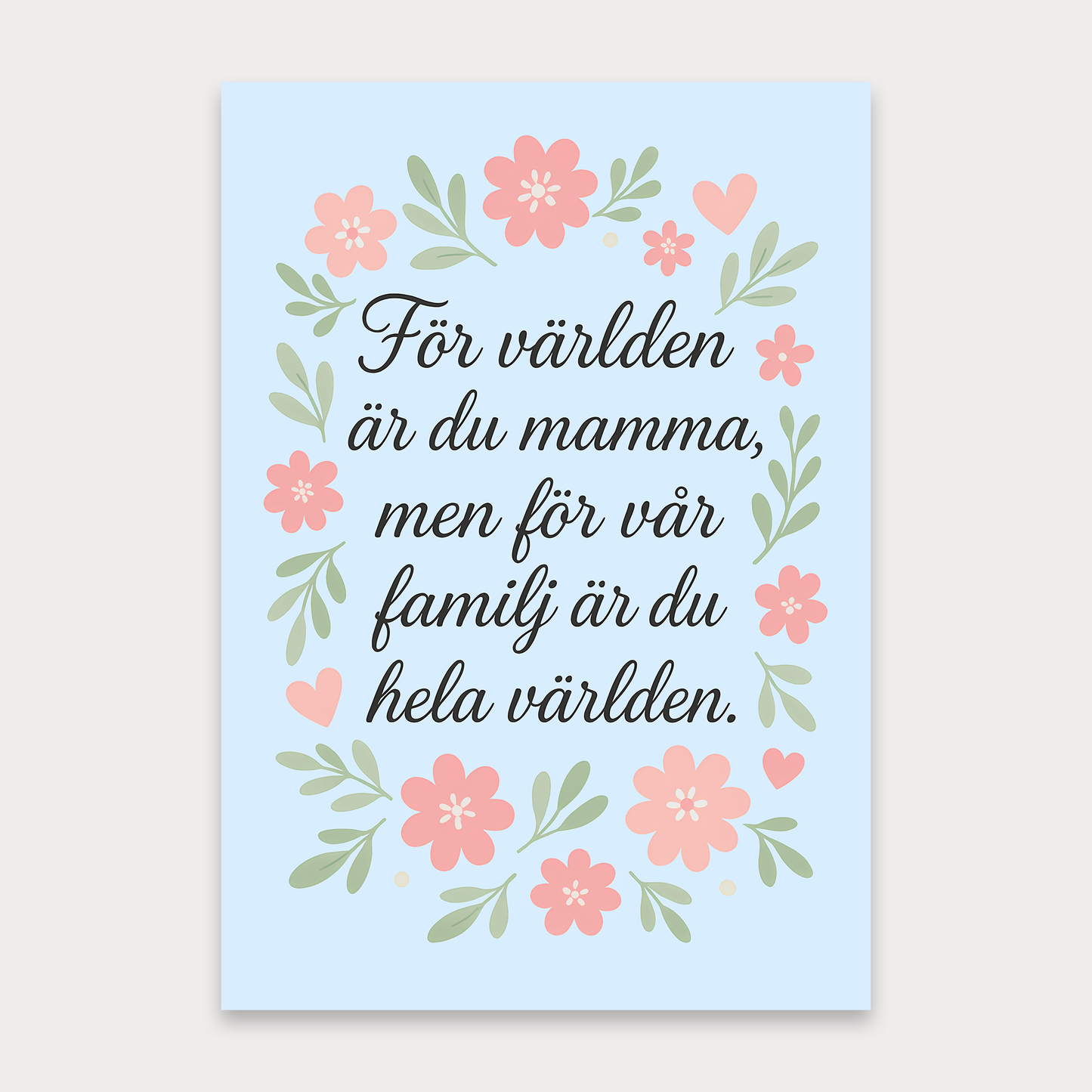 Morsdagskort | För världen är du mamma