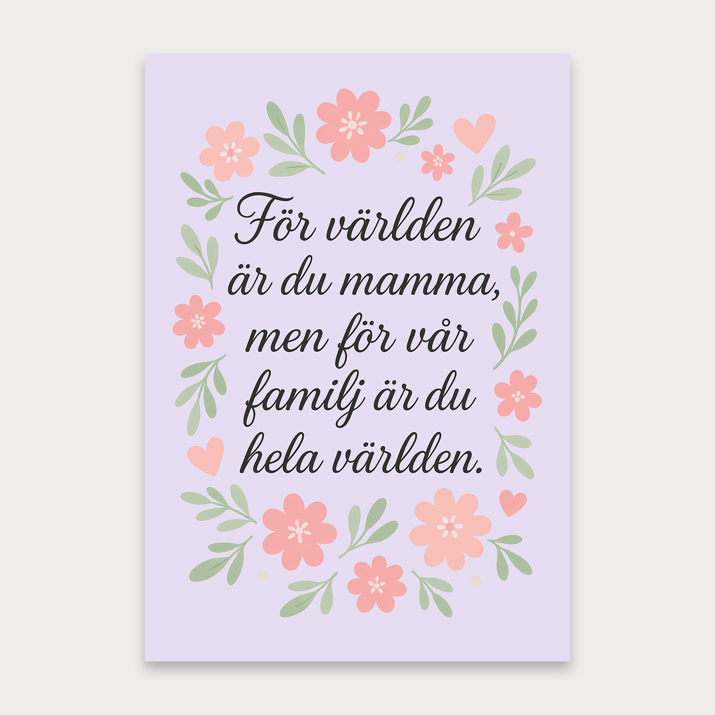Morsdagskort | För världen är du mamma