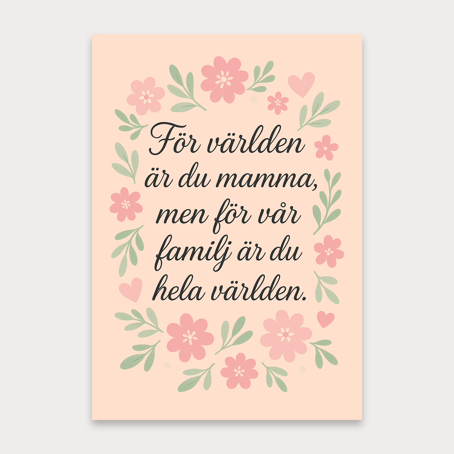 Morsdagskort | För världen är du mamma