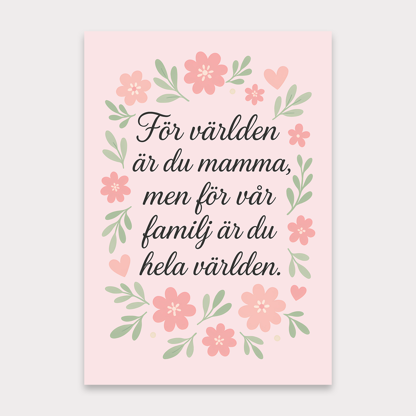 Morsdagskort | För världen är du mamma