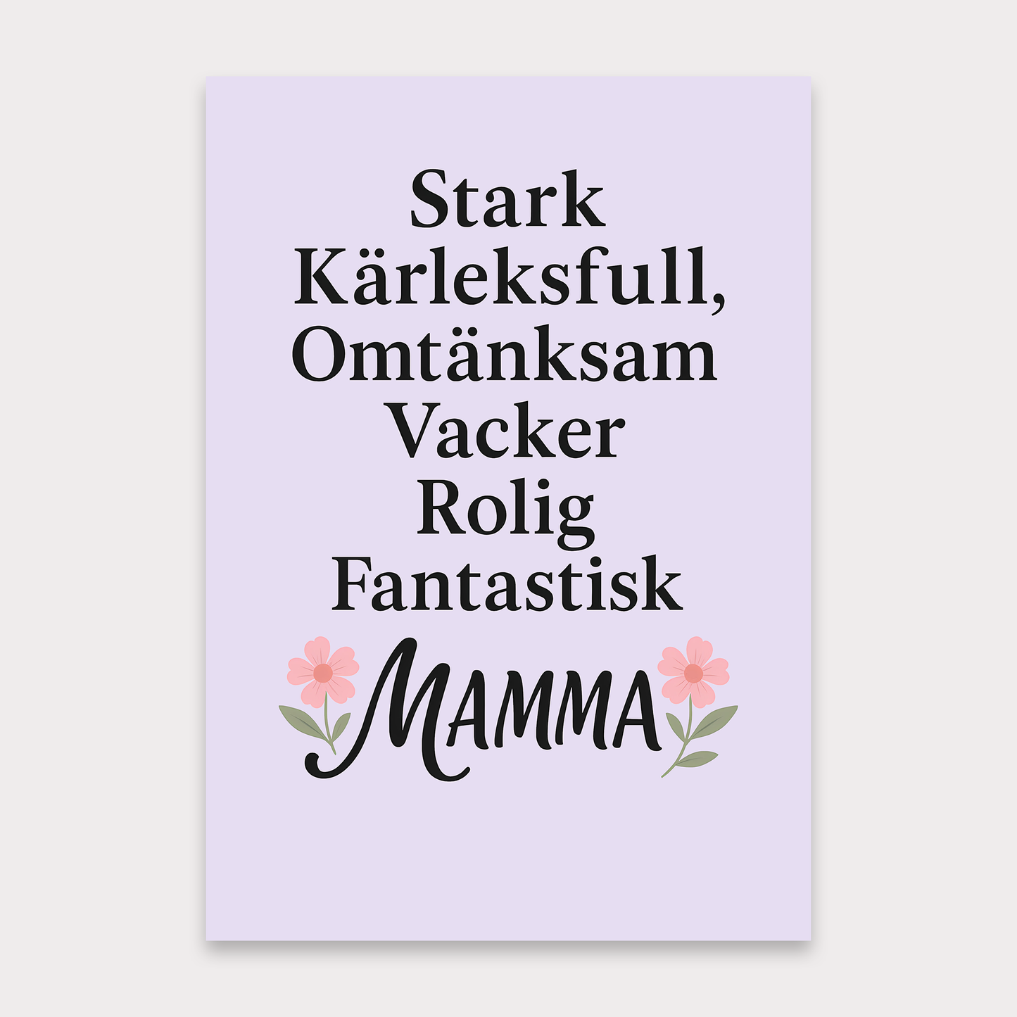 Morsdagskort | Stark, kärleksfull, fantastisk