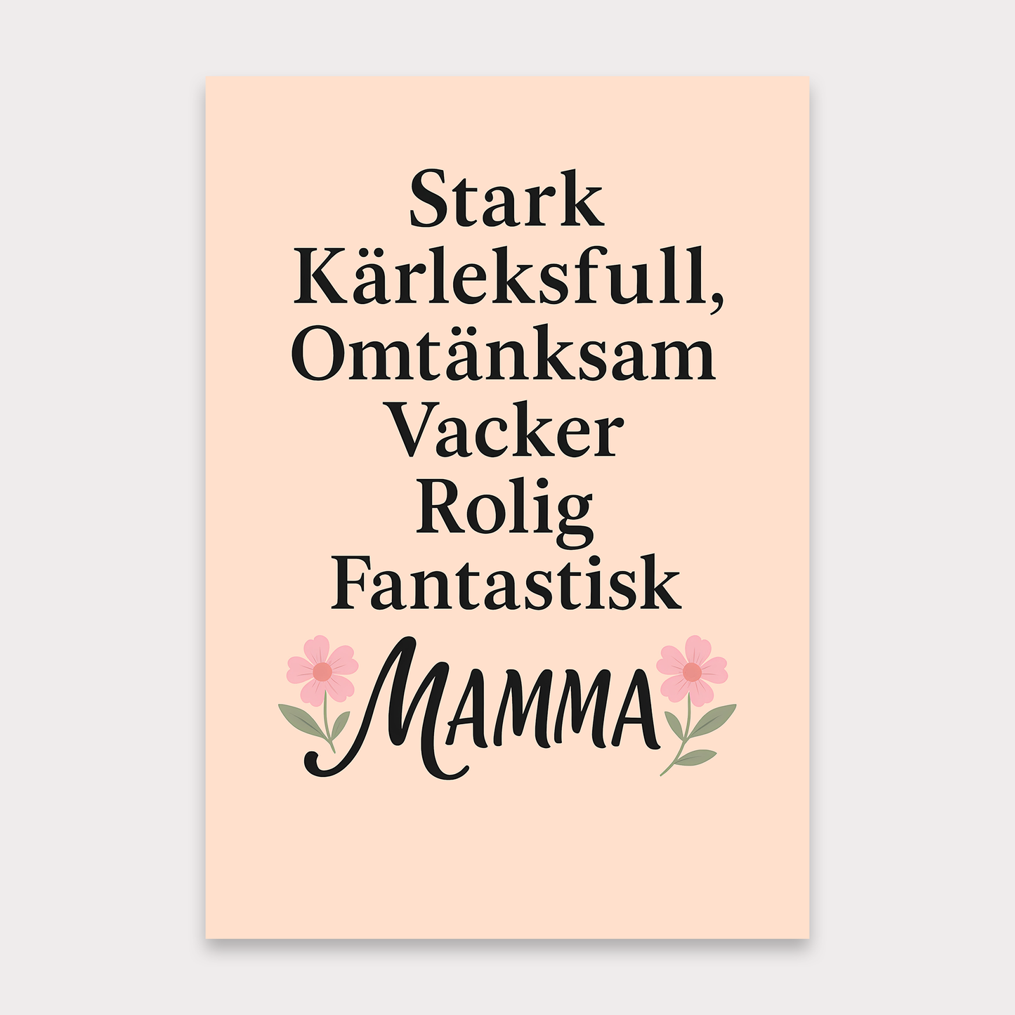 Morsdagskort | Stark, kärleksfull, fantastisk