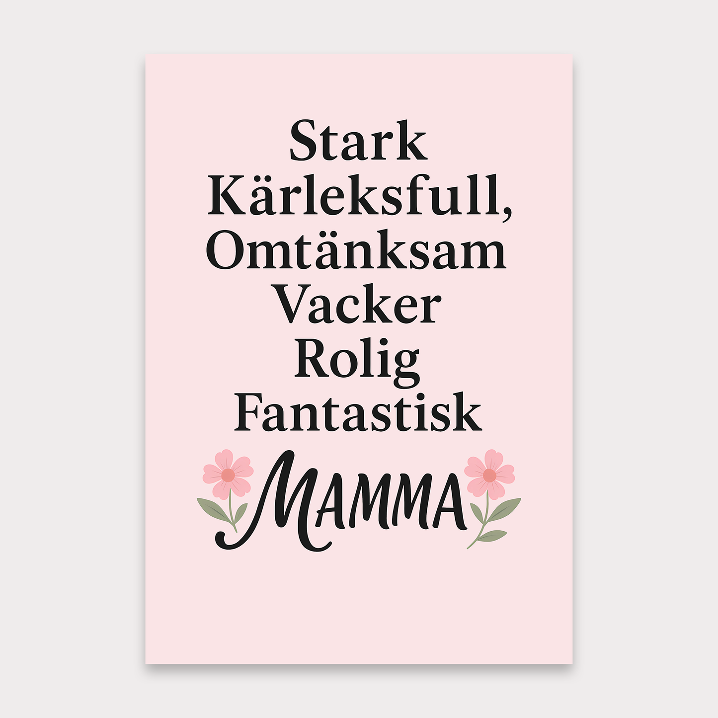 Morsdagskort | Stark, kärleksfull, fantastisk