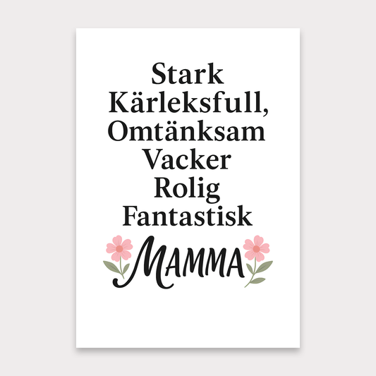 Morsdagskort | Stark, kärleksfull, fantastisk