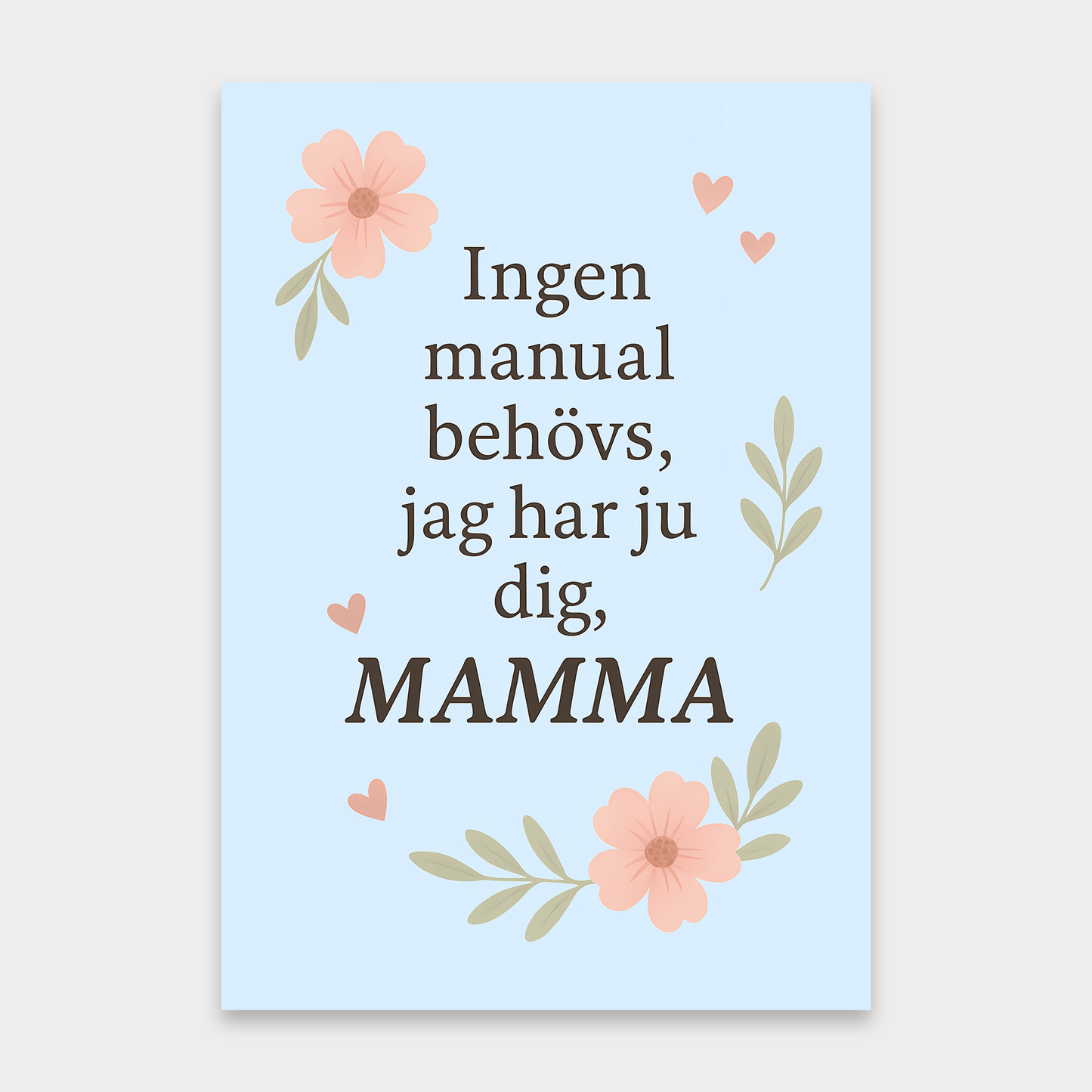 Morsdagskort | Ingen manual behövs