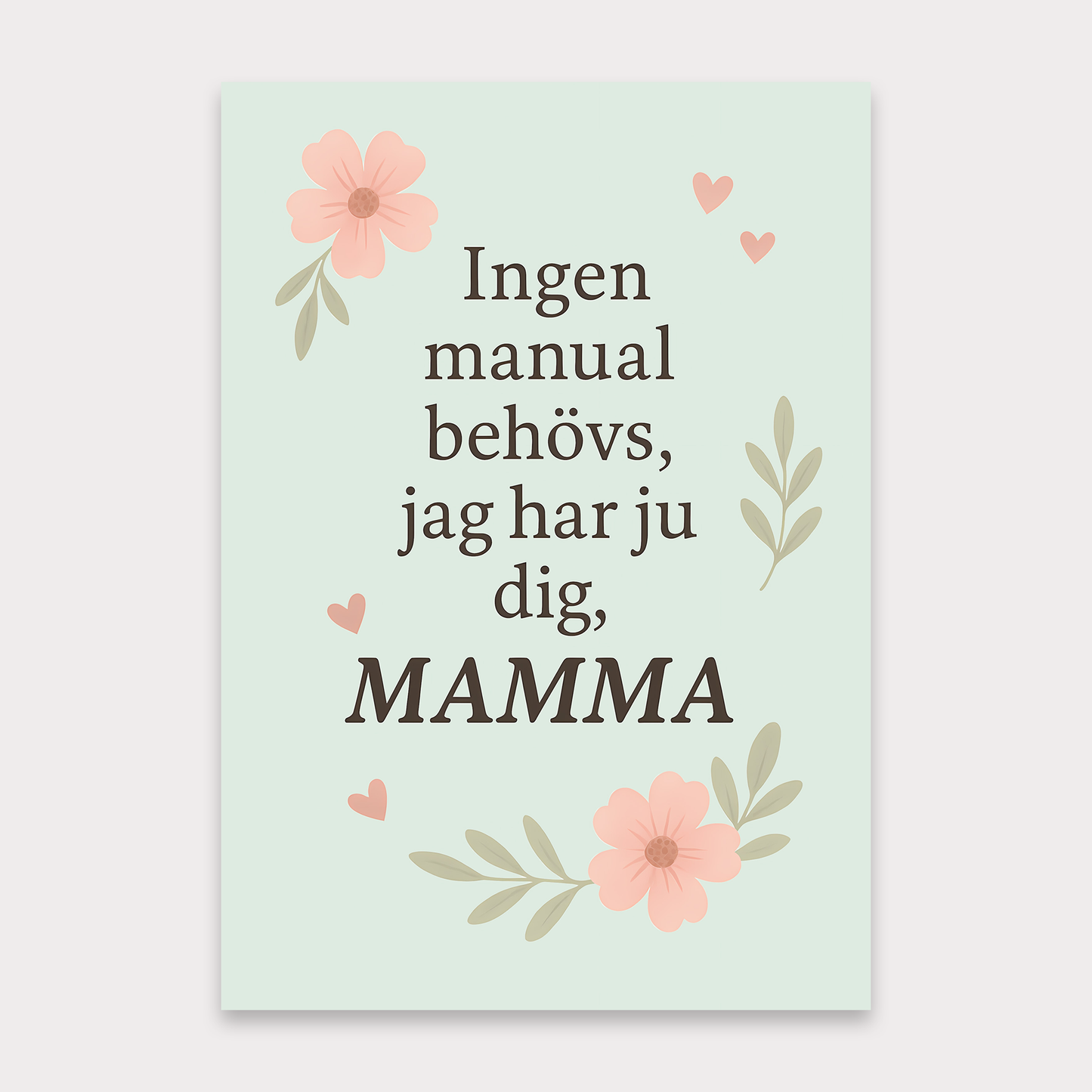 Morsdagskort | Ingen manual behövs