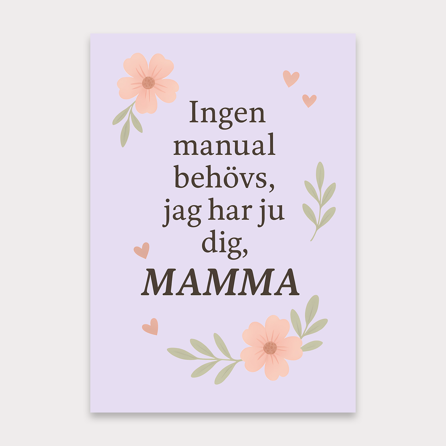 Morsdagskort | Ingen manual behövs