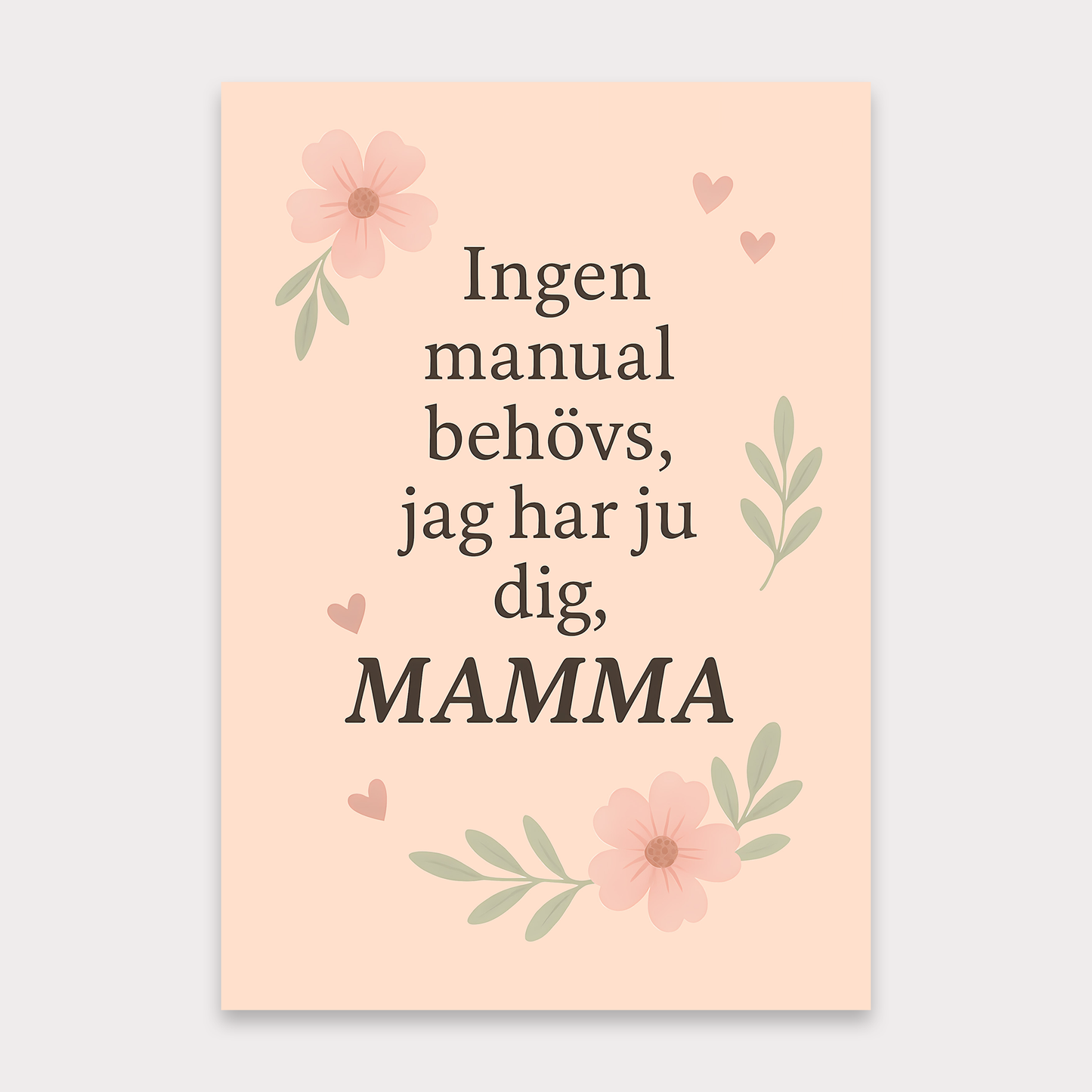 Morsdagskort | Ingen manual behövs