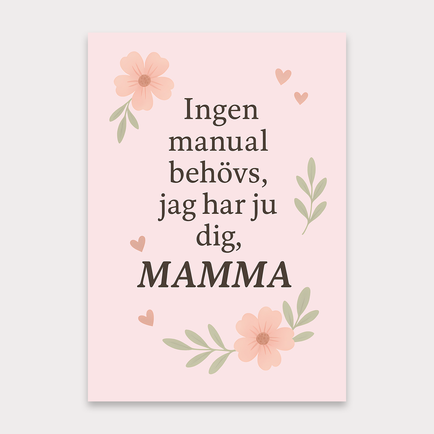 Morsdagskort | Ingen manual behövs