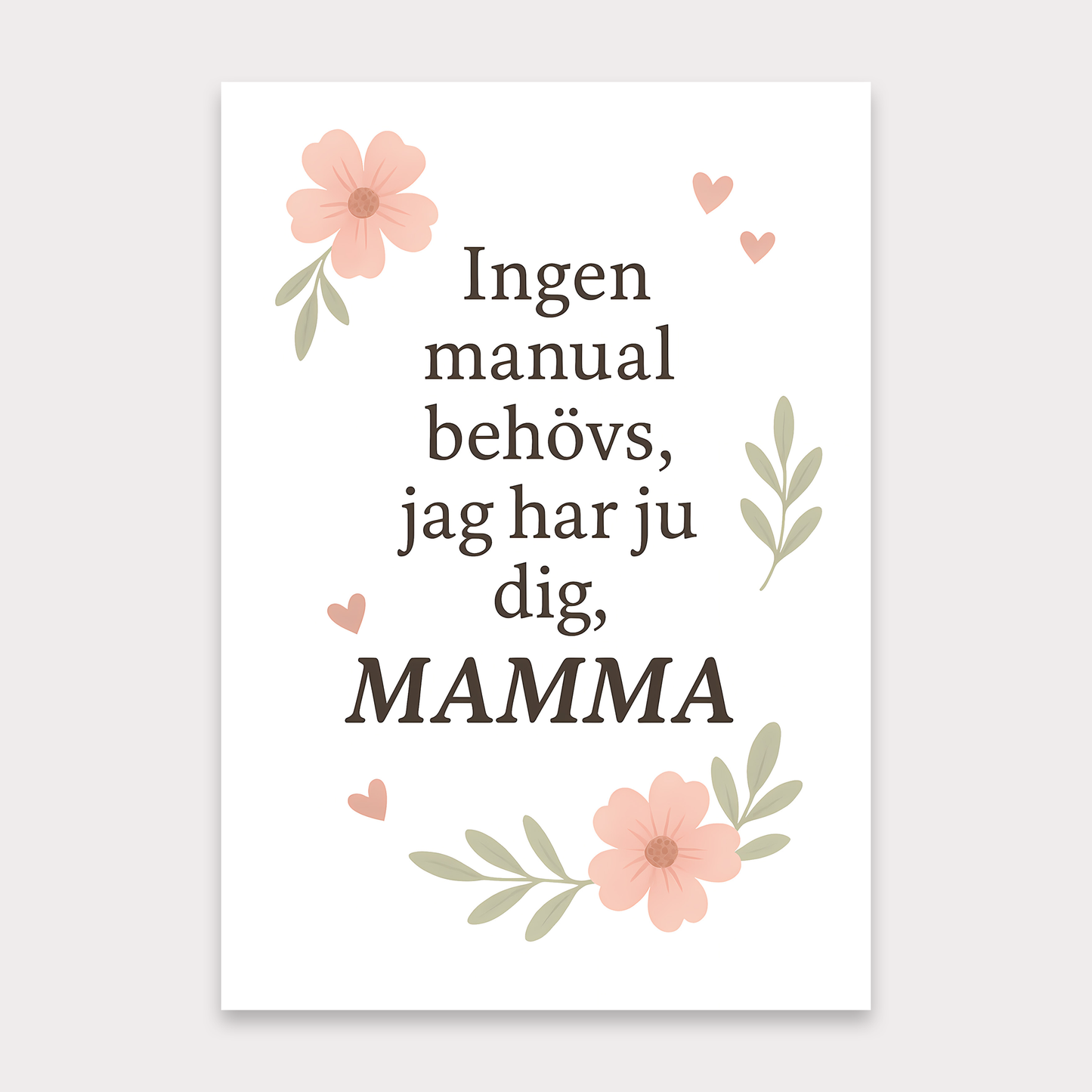 Morsdagskort | Ingen manual behövs