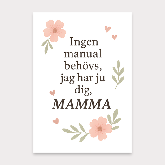 Morsdagskort | Ingen manual behövs