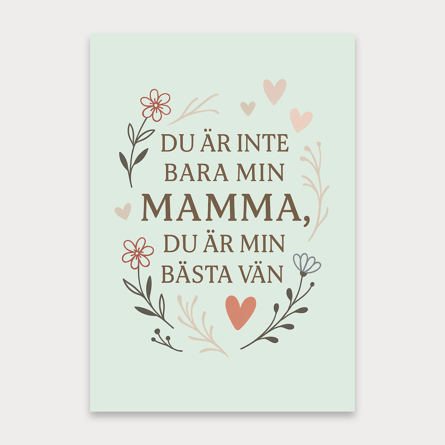 Morsdagskort | Min mamma, min bästa vän