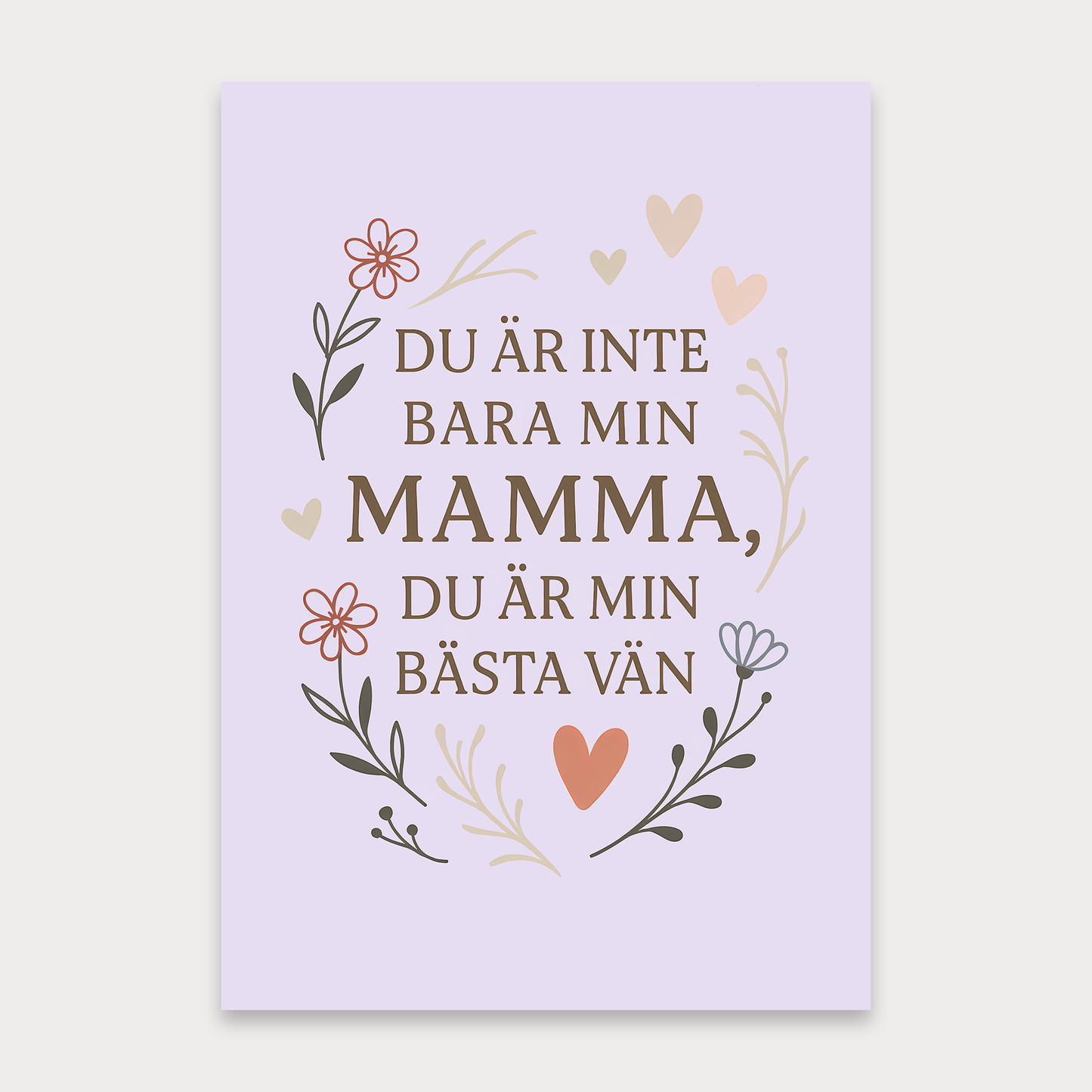 Morsdagskort | Min mamma, min bästa vän