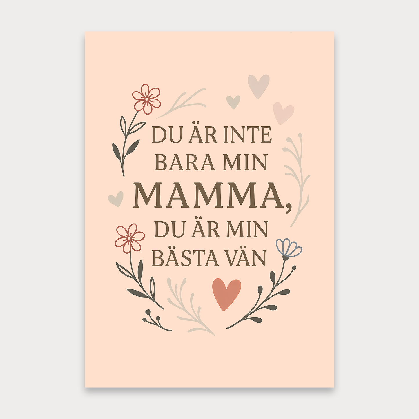 Morsdagskort | Min mamma, min bästa vän