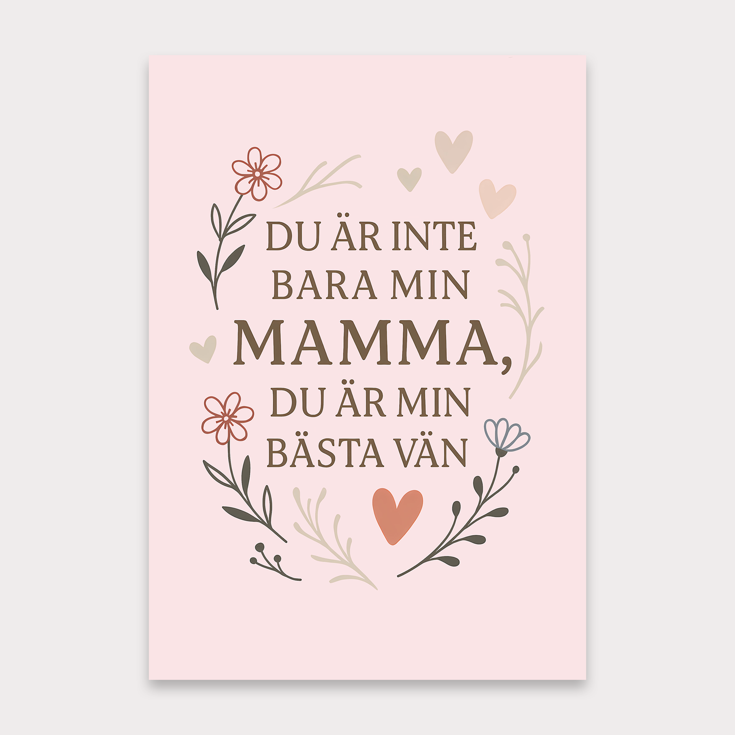 Morsdagskort | Min mamma, min bästa vän
