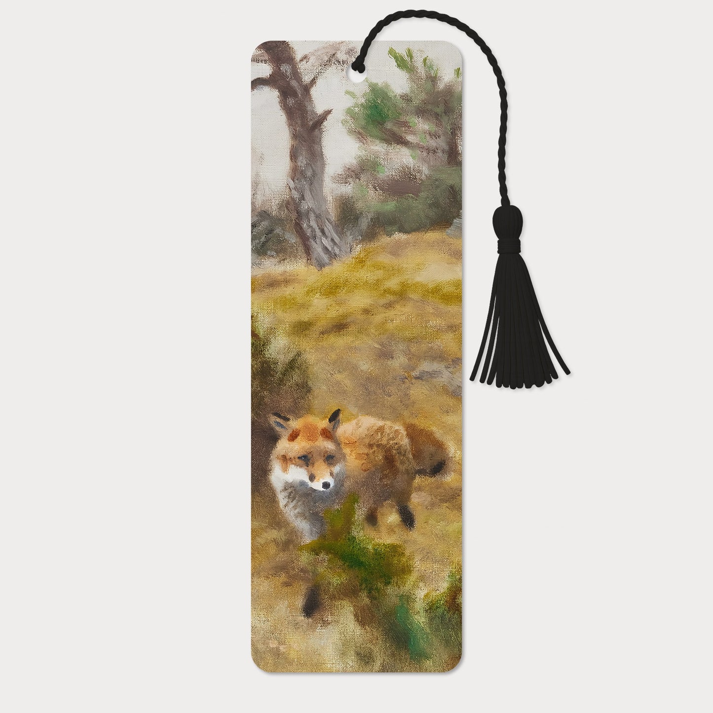 Bokmärke | Räv i höstlandskap (Bruno Liljefors)