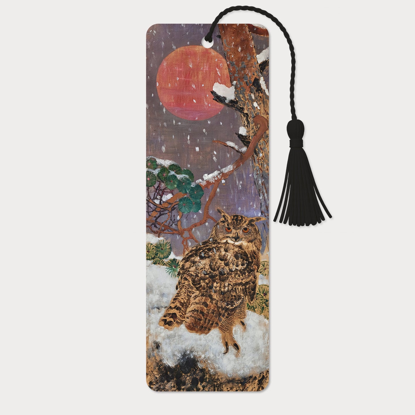 Bokmärke | Berguv i månsken (Bruno Liljefors)