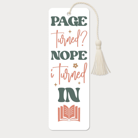 Bokmärke | Page Turned_ Nope, I Turned In