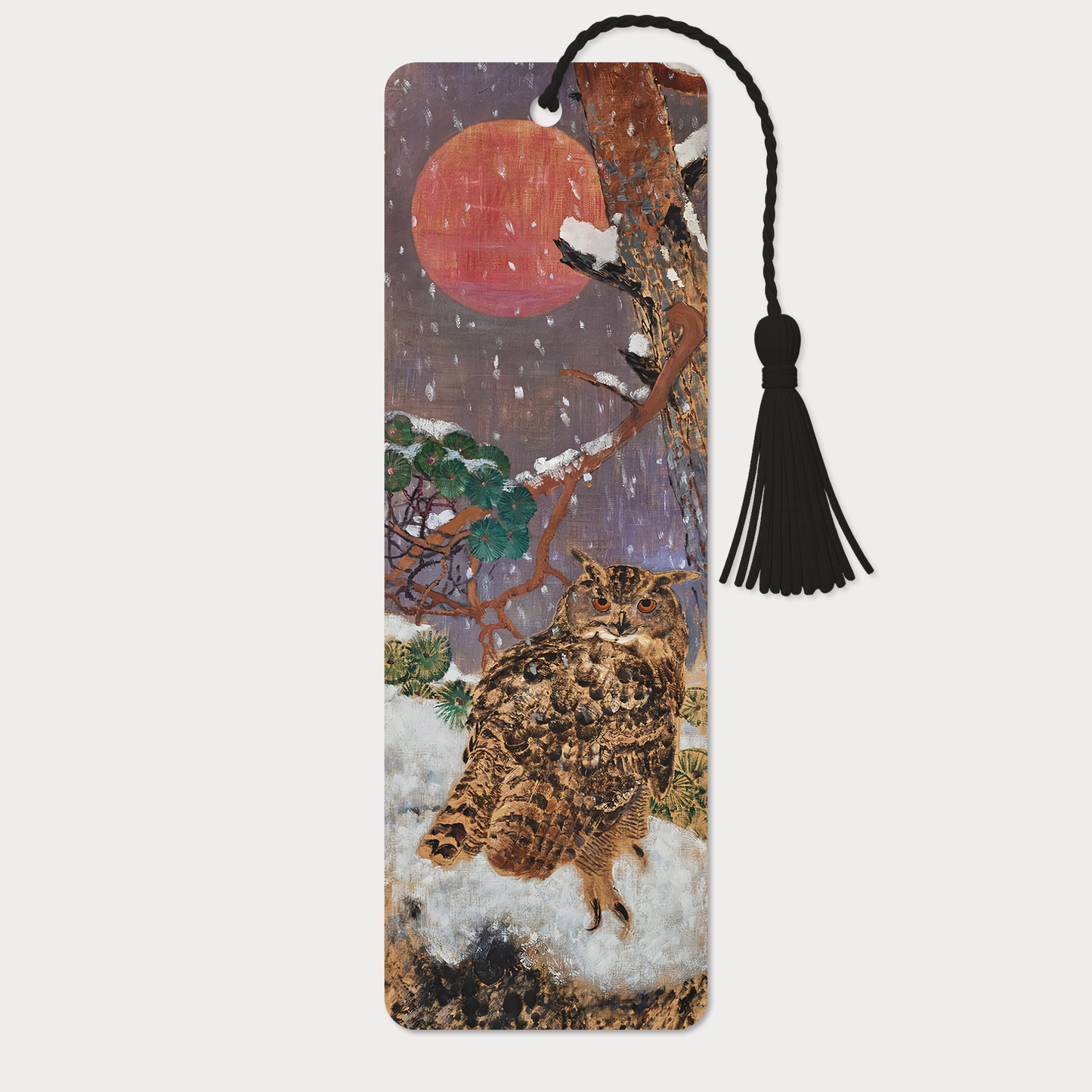 Bokmärke | Berguv i månsken (Bruno Liljefors)