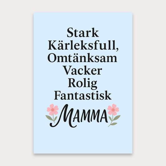 Morsdagskort | Stark, kärleksfull, fantastisk