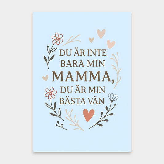 Morsdagskort | Min mamma, min bästa vän