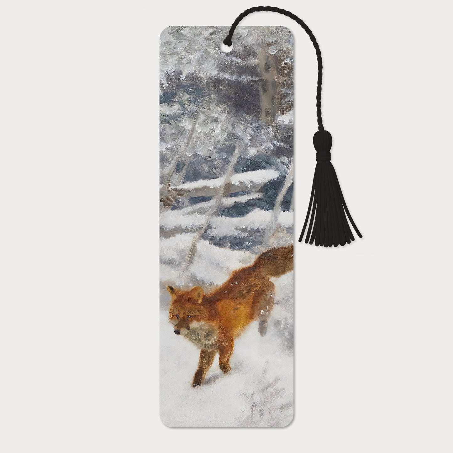 Bokmärke | Räv i vinterlandskap (Bruno Liljefors)