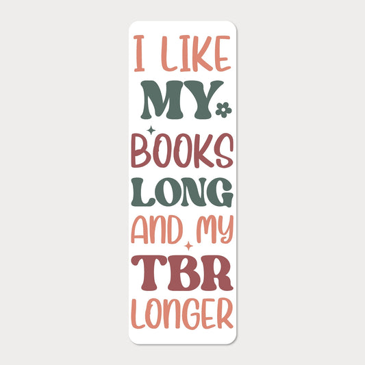 Bokmärke | I Like My Books Long & My TBR Longer