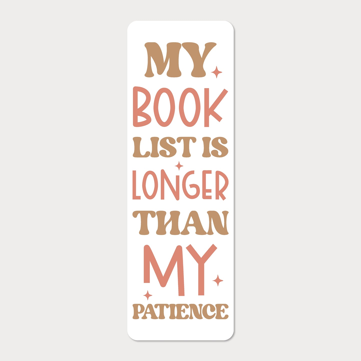 Bokmärke | My Book List Is Longer Than My Patience