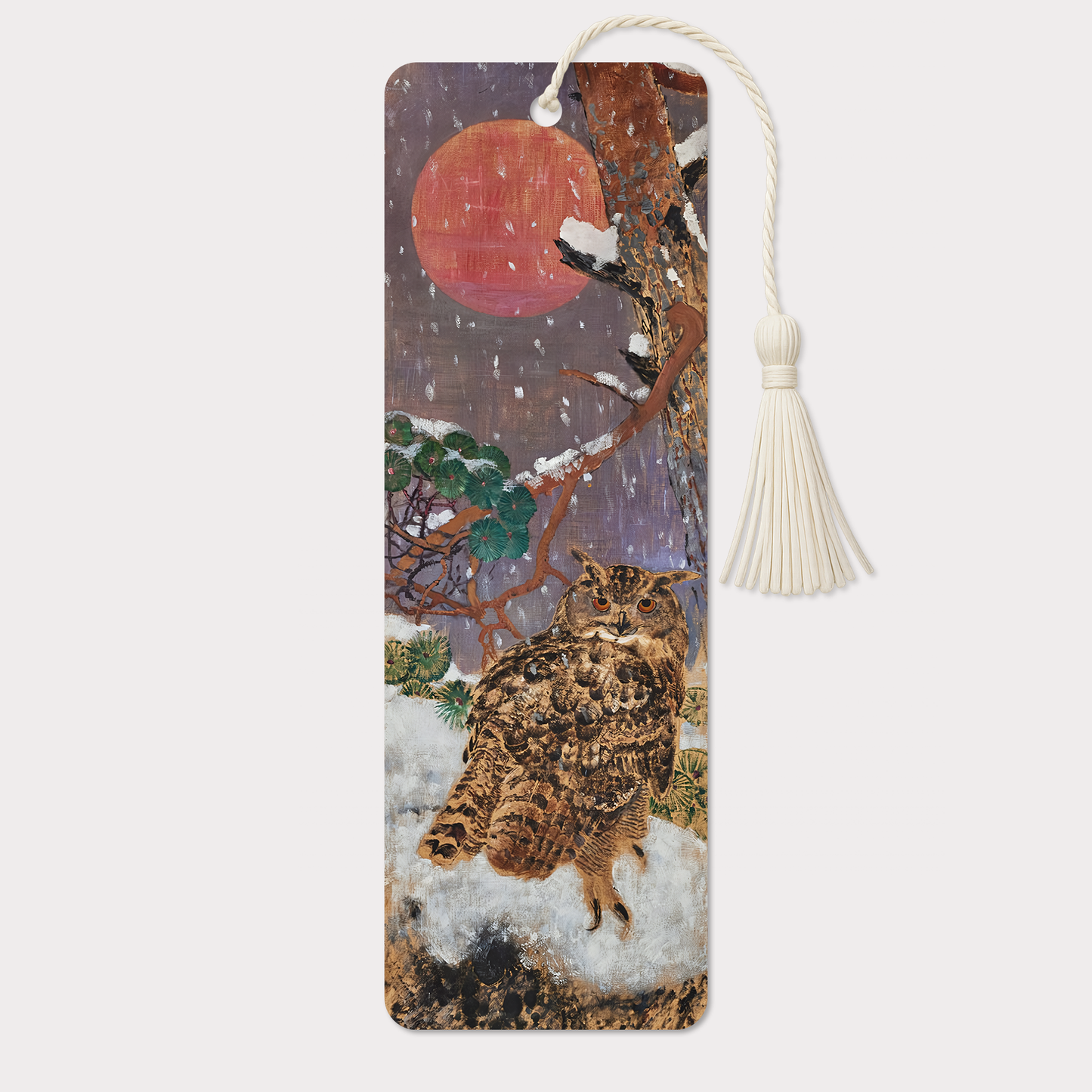 Bokmärke | Berguv i månsken (Bruno Liljefors)