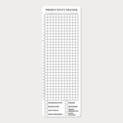 Självhäftande Tracker | Productivity Tracker