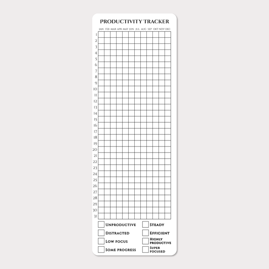 Självhäftande Tracker | Productivity Tracker